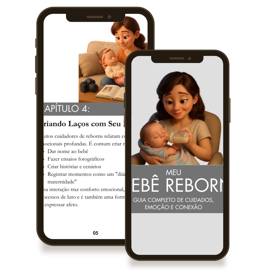 Mockup do eBook Meu Bebê Reborn